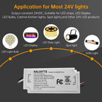 36W Constant Current LED Driver, ETL FCC Listed, 1PK