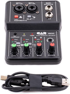 MXU2 2‑Channel USB Audio Mixer with XLR Combo Inputs