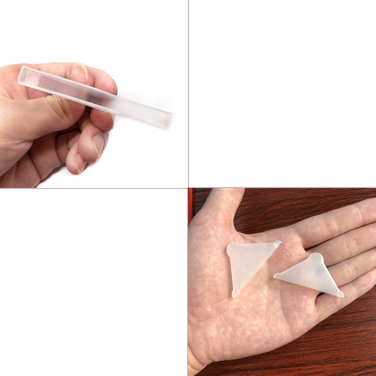 Mirror Corner Protectors- 20 Pcs Toughened Glass Corner Protector Ceramic Tile wrap Angle Plastic Bathroom Lens Right