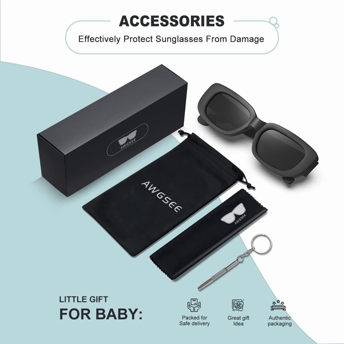 Retro Rectangle Kids Sunglasses 90’s Vintage Fashion Narrow Square Frame Glasses Shades for Girls Boys UV Protection