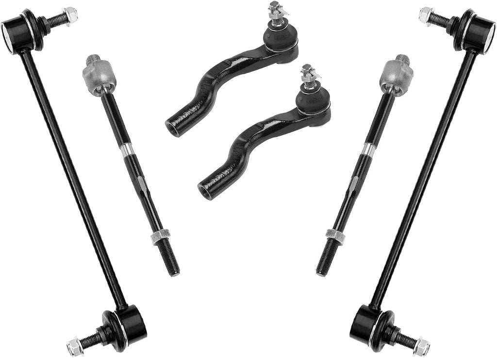 Front End Suspension Kit Compatible With 2017-2021 Honda CR-V Tie Rods Inner and Outer Complete Kit, Tie Rod and Sway Bar
