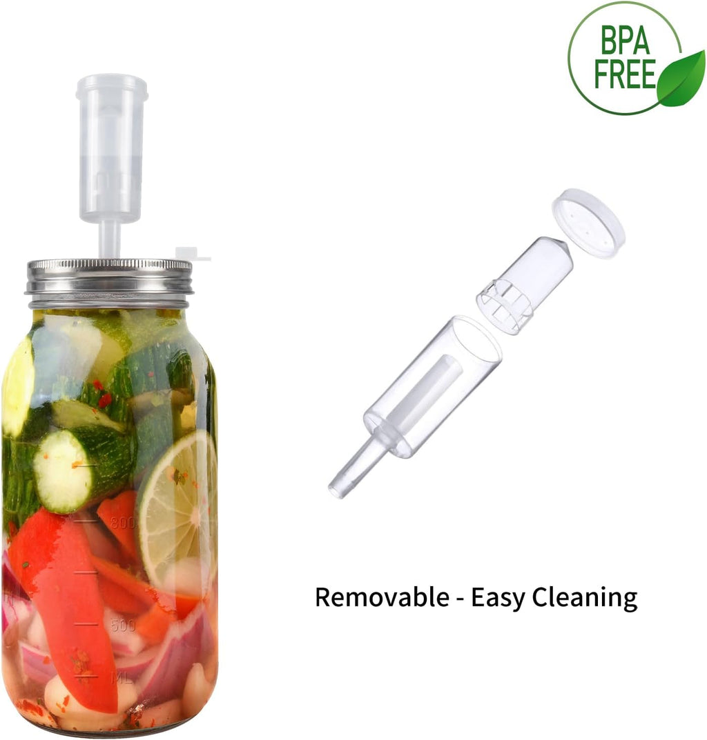 Airlock Set Three-Piece Airlock Drilled #6 Stopper and Grommet for Fermentation, Brewing Wine, Beer Making