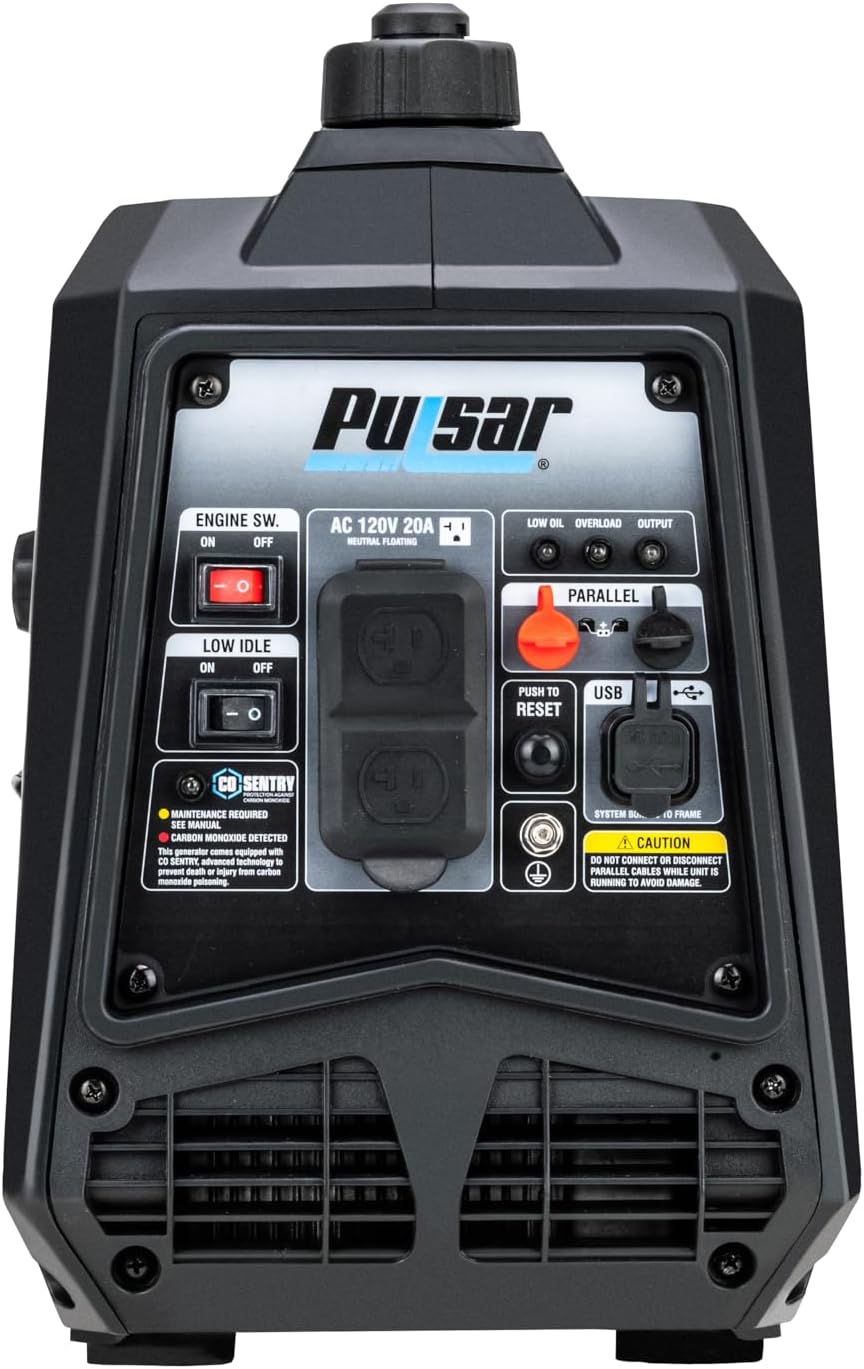 PGD16ISCO Ultra Light Quiet 1600W Portable Gas Inverter Generator, CARB Compliant | 1200 rated watts, 24 lb design