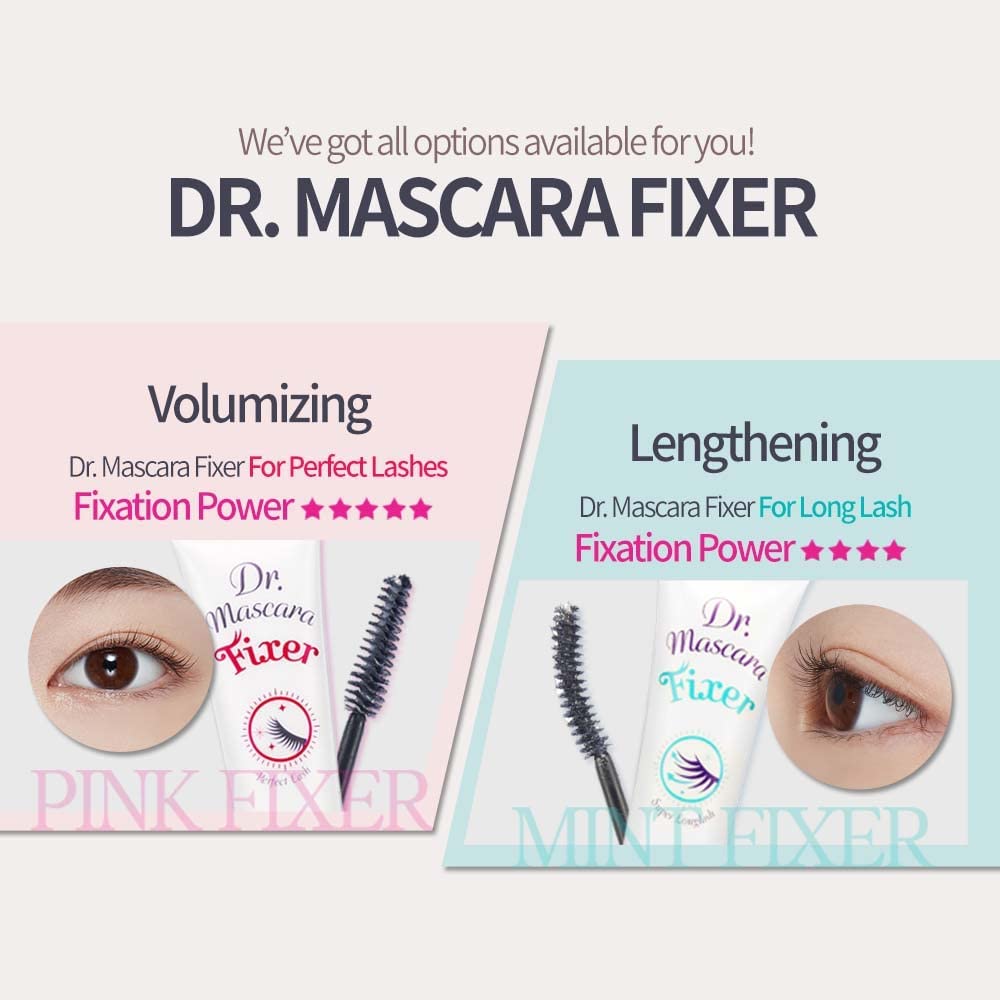 Dr. Mascara Fixer and Primer, Lengthening, Smudge-Proof, 0.203 fl oz