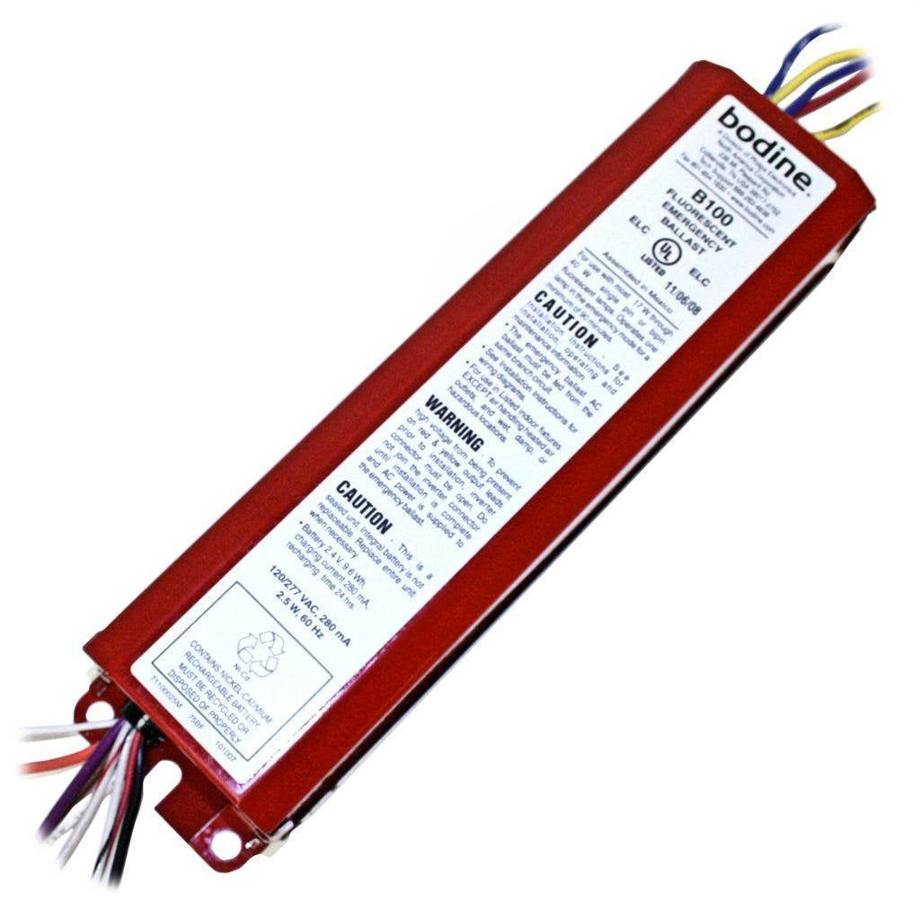 B100Elc Emergency Fluorescent Ballast T8 B100