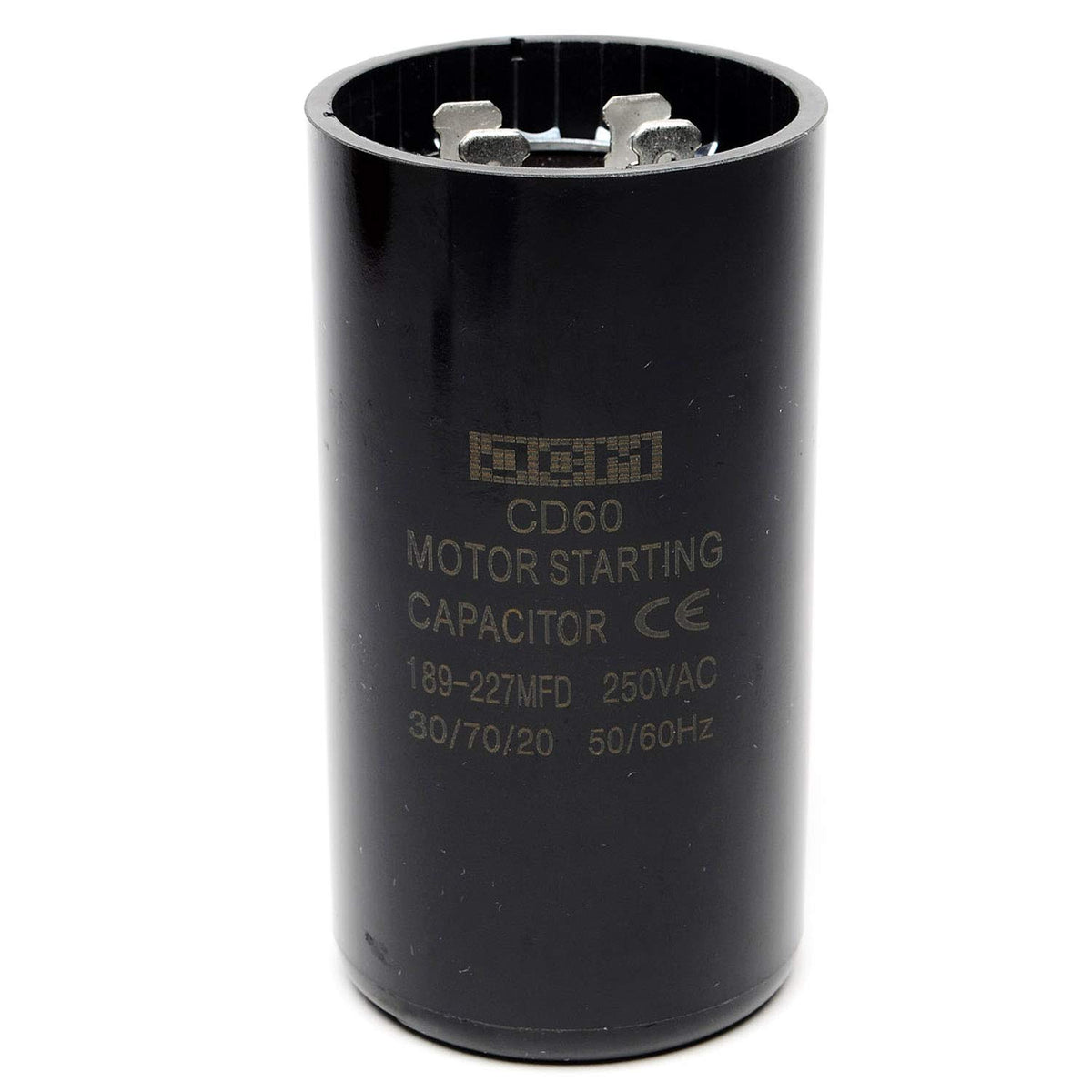 JCM CD60 Motor Start Capacitor 189-227 uF MFD 250V AC 50/60Hz Round