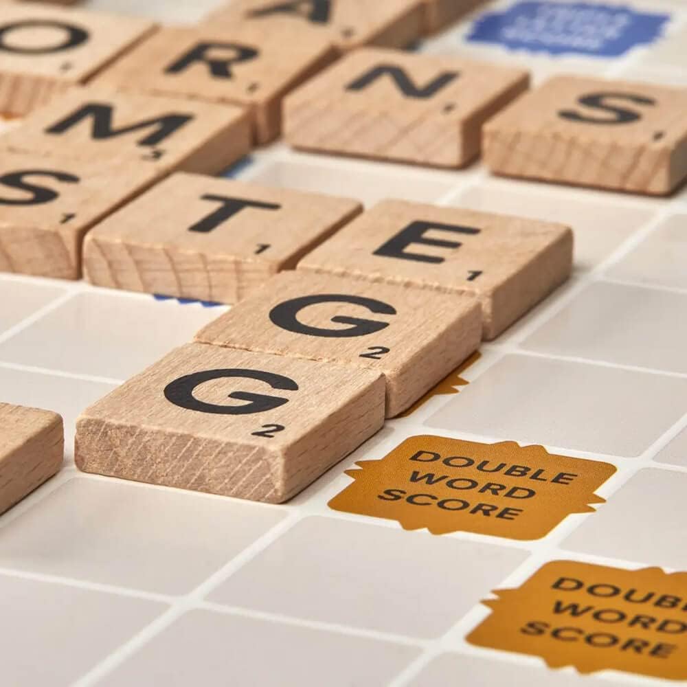 Hasbro Gaming Scrabble Board Game, Classic Word Games for Kids Ages 8 and Up, Fun Family Game for 2-4 Players, The