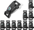 5/8" Compass Whistle Buckle Plastic Paracord Bracelet Outdoor Camping Emergency Survival Travel Kits
