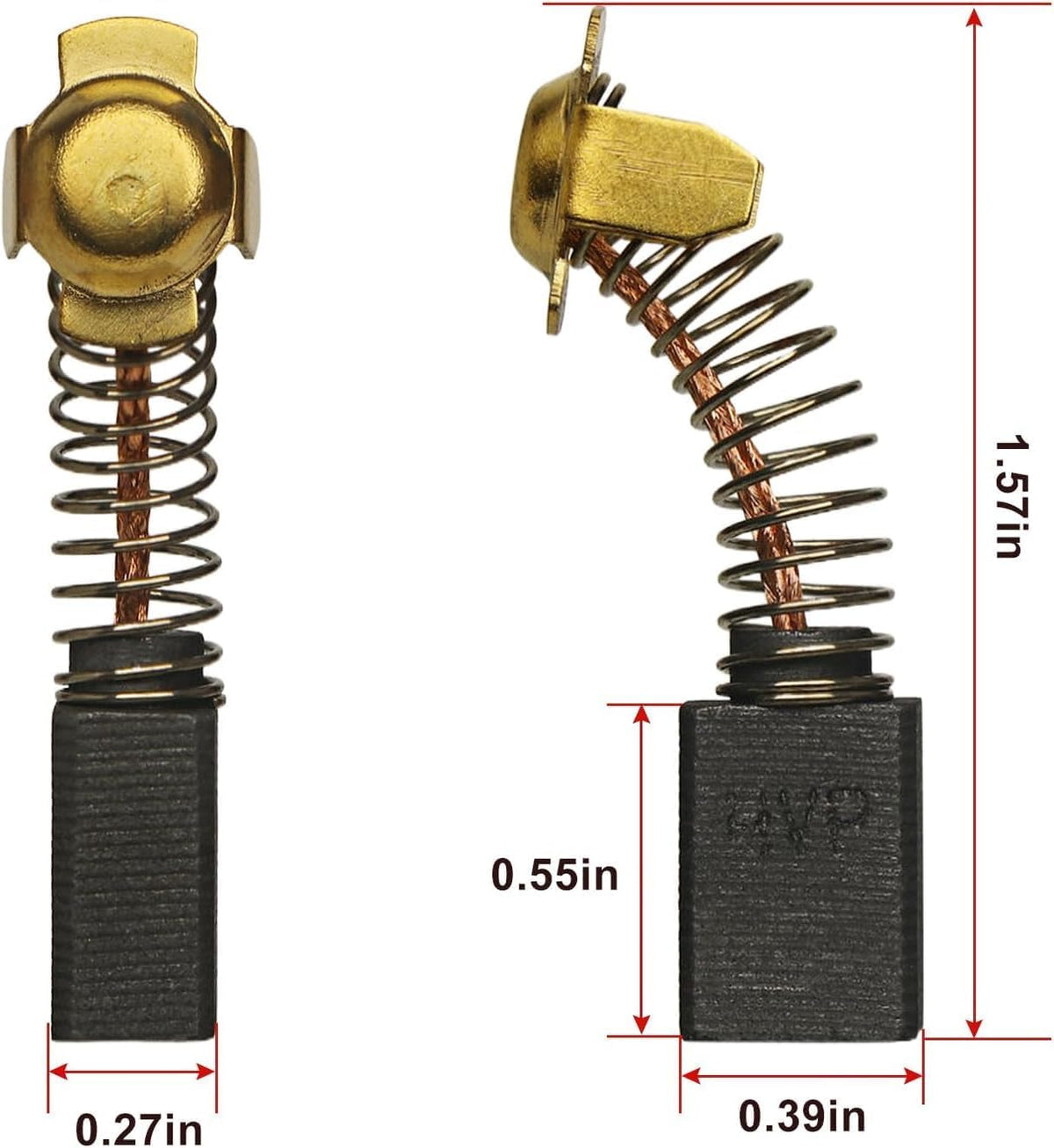 N398321 Carbon Brushes for Dewalt Black&Decker DWP849 Polisher
