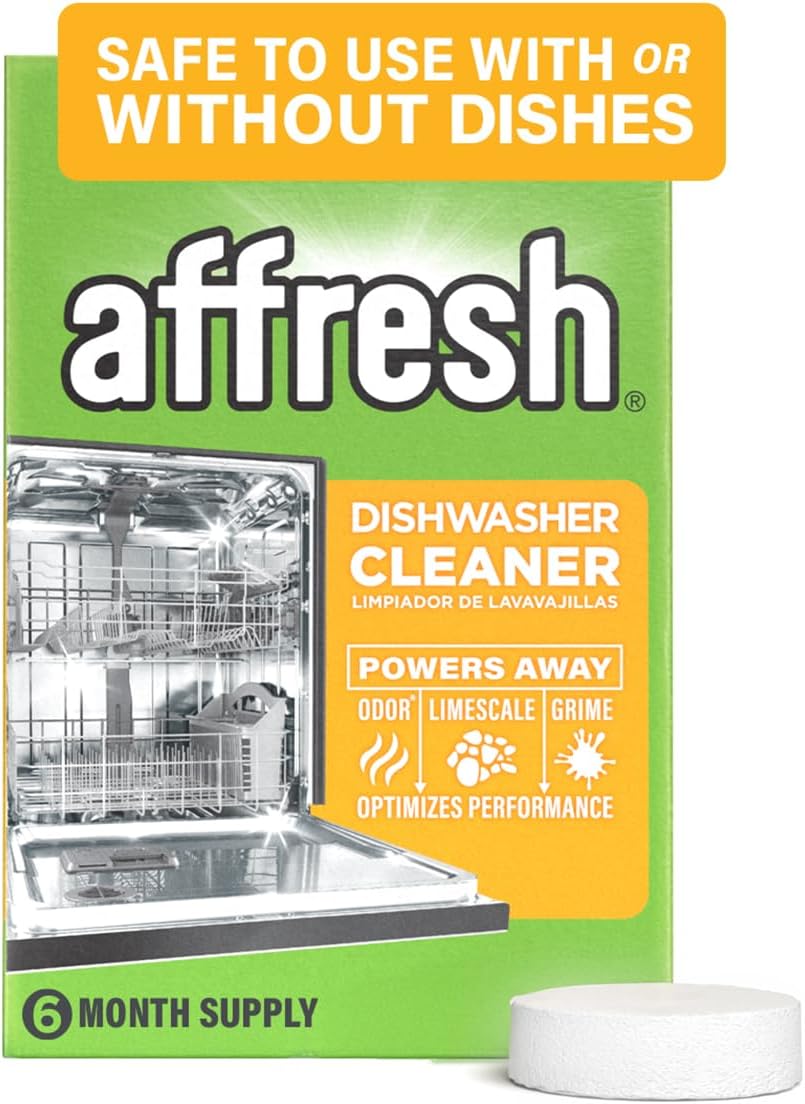 Dishwasher Cleaner, Helps Power Away Odor Causing Bacteria, Limescale, Mineral Deposits & Grime Inside Pump, Tub &