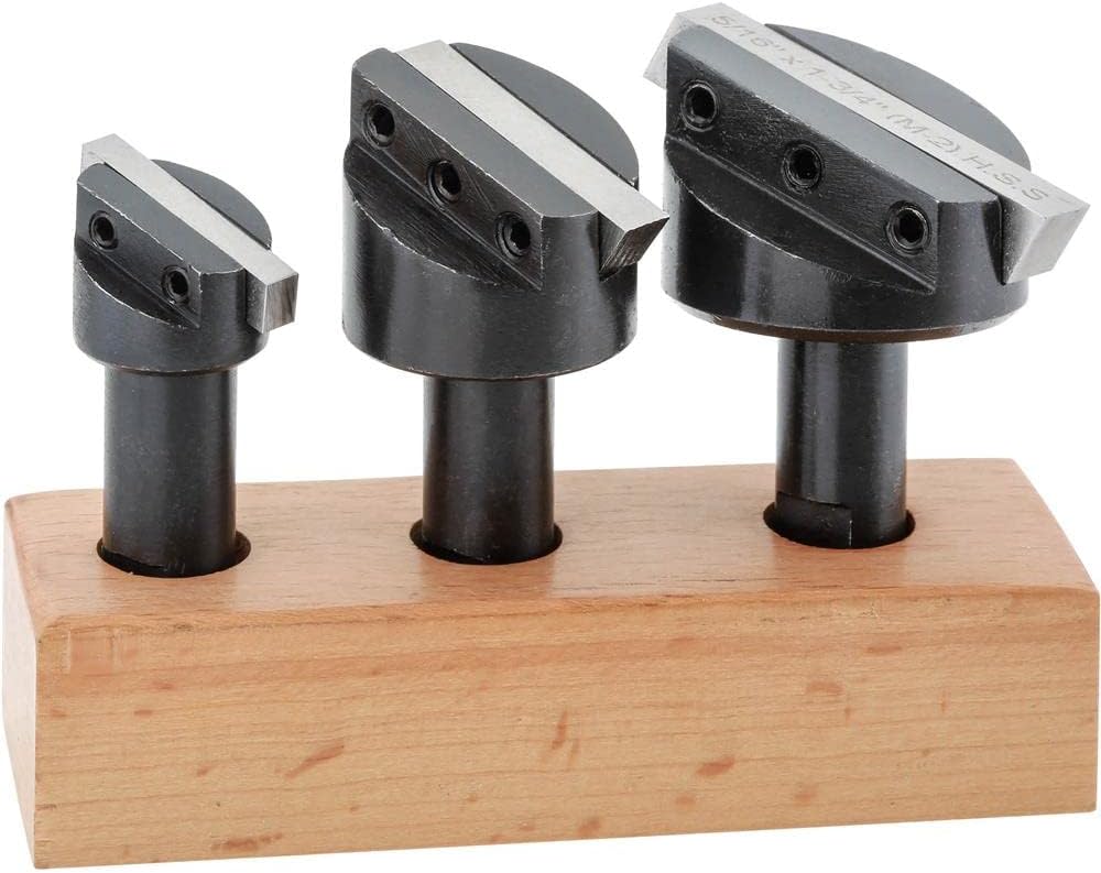 Grizzly H5935 Fly Cutter Set with Tool Bits, 1/2-Inch