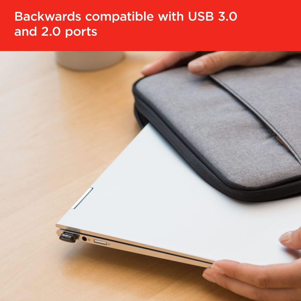 128GB Ultra Fit USB 3.2 Gen 1 Flash Drive - Up to 400MB/s, Plug-and-Stay Design - SDCZ430-128G-GAM46