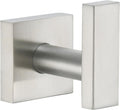 Towel Hook Brushed Nickel, Robe Coat Hand Towel Holder | Rustproof SUS304 Stainless Steel, Square Hook for Bathroom