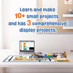 3-in-1 ESP32 IoT Control Smart Factory Starter Kit, Electronics Programming Kit Compatible with Arduino Scratch