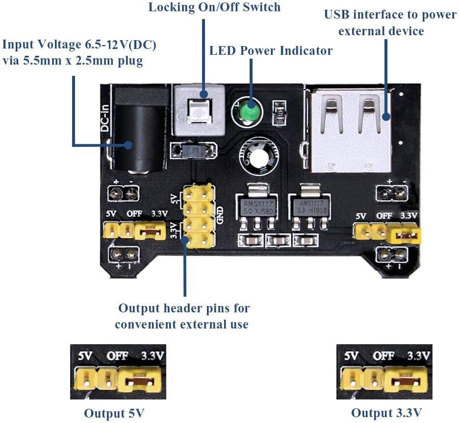 Electronics Component Fun Kit w/E-Book, Upgraded Electronic Starter Kit with Breadboard, Jumper Wires, PCB Soldering