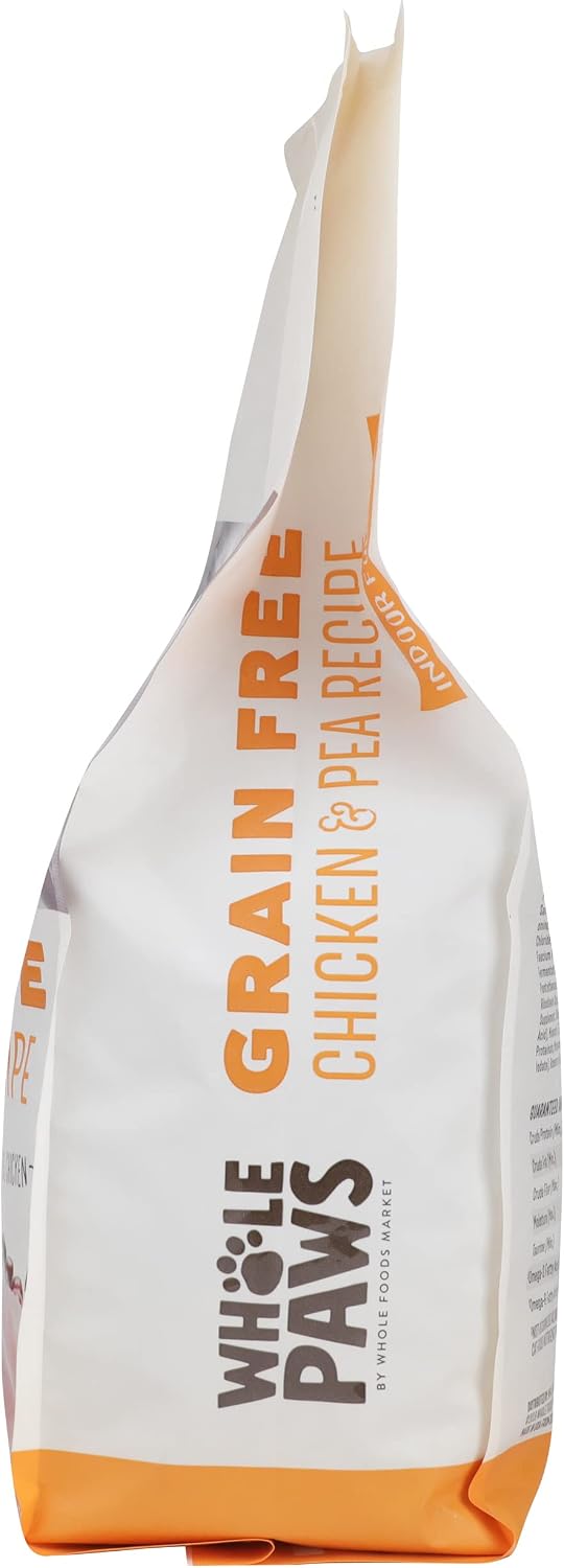 Grain-Free Dry Cat Food, Chicken & Pea Recipe, Enhanced with Fiber & Prebiotics, Indoor Formula, 3.5 lb