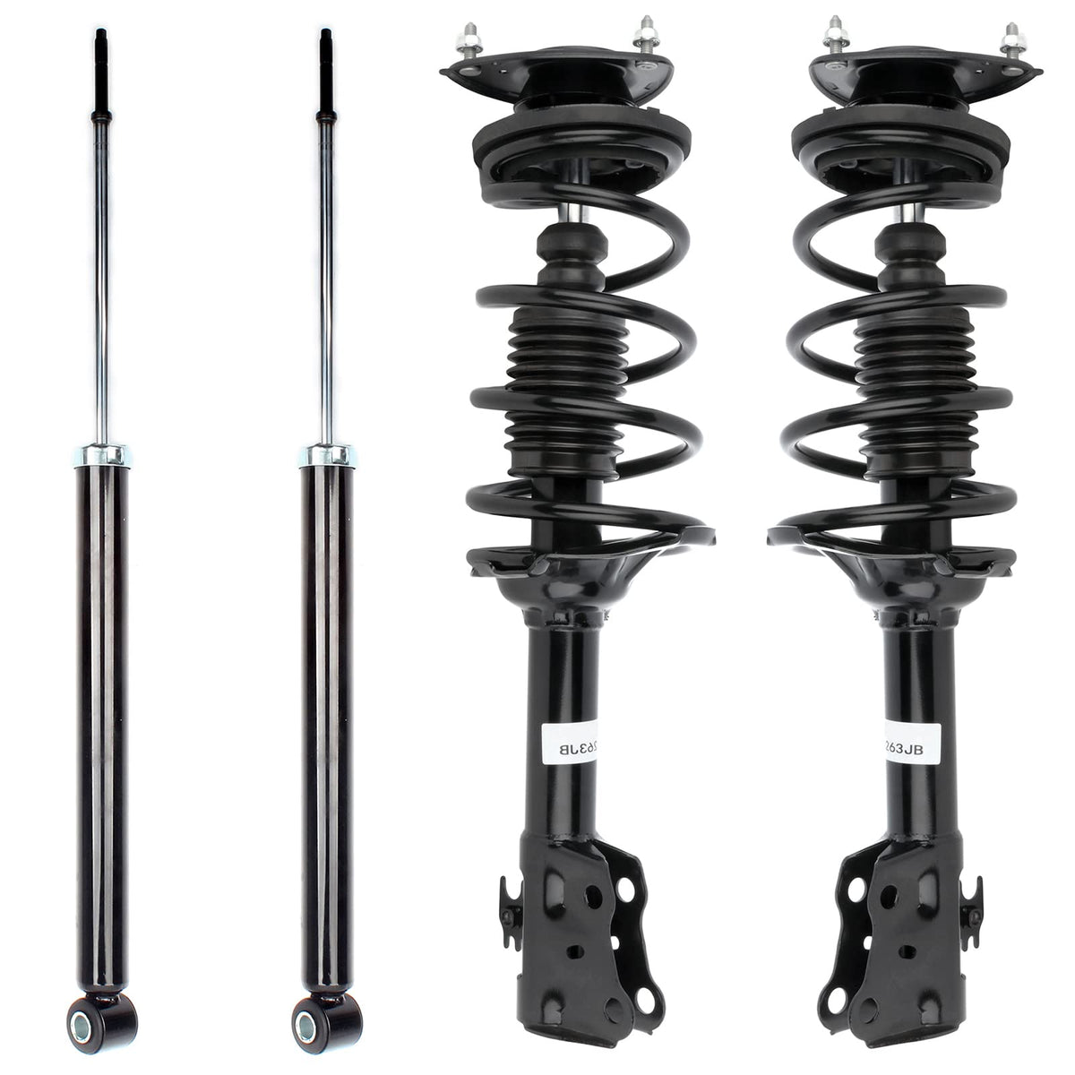 ASAPE Front + Rear Complete Strut Assembly 2006 for Scion for xA 1.5L