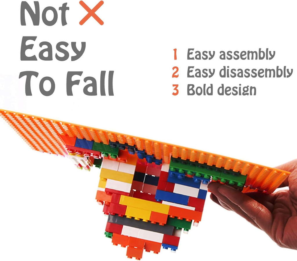 200 Piece Classic Small Building Bricks, 2x4 Bulk Bricks STEM Creative Building Toys, Red, Yellow, Blue, Green(Small