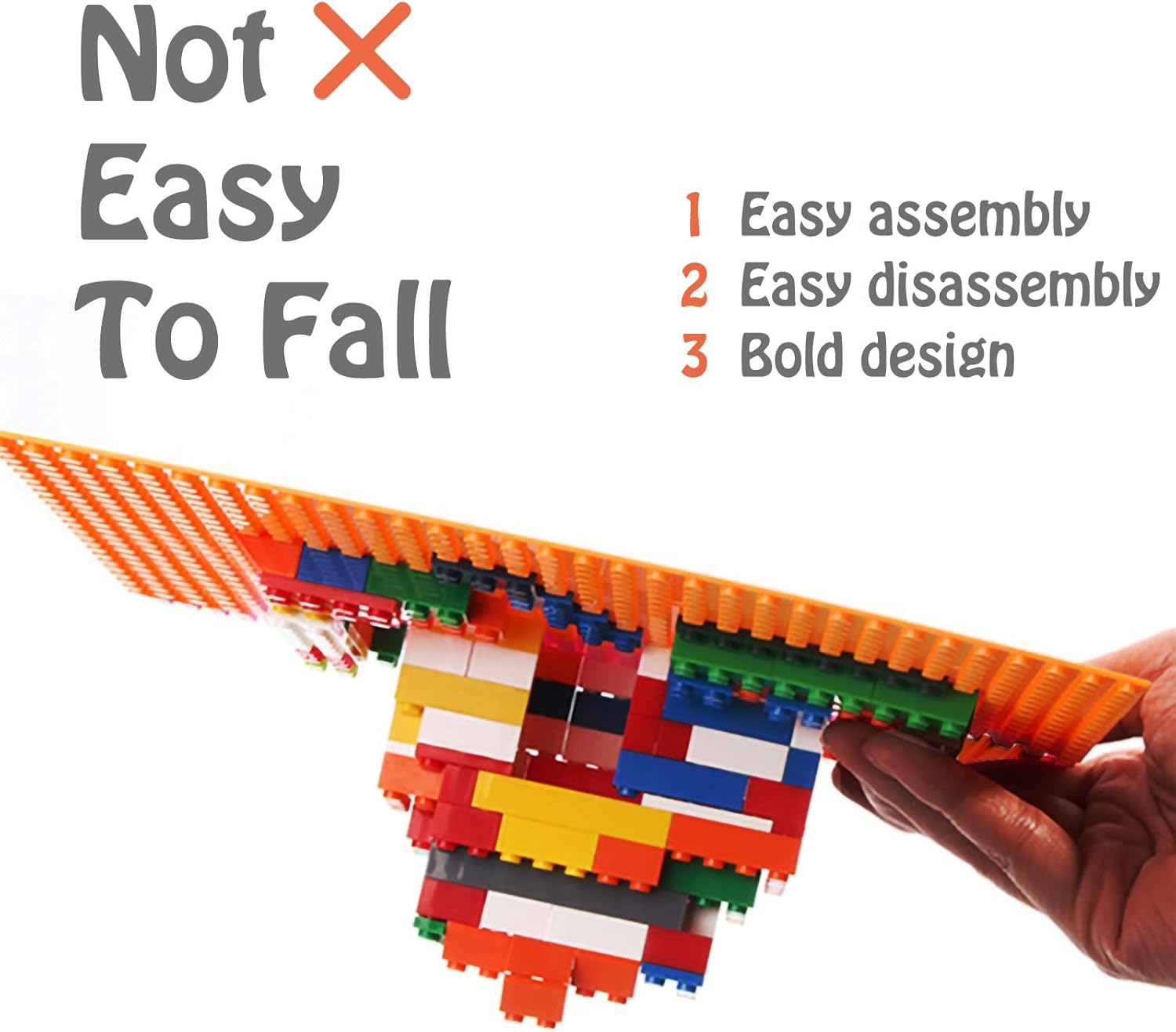 200 Piece Classic Small Building Bricks, 2x4 Bulk Bricks STEM Creative Building Toys, Red, Yellow, Blue, Green(Small