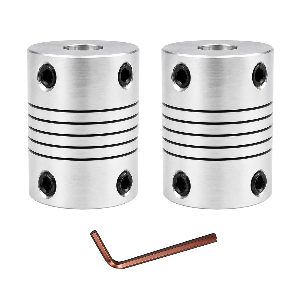 2PCS 5mm to 8mm Flexible Shaft Coupling Helical Beam Coupler
