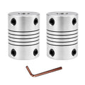 2PCS 5mm to 8mm Flexible Shaft Coupling Helical Beam Coupler
