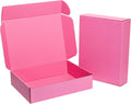 Shipping Boxes 12x9x2 Inches 25 Pack Pink Corrugated Cardboard