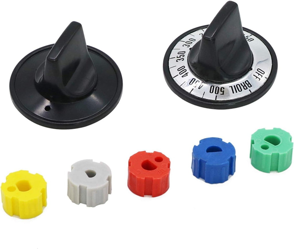 Electric Range Burner Knob Kit KN002 RKE Electric Range Oven Knob Handle Kit Compatible with Whirlpool Gas Stove