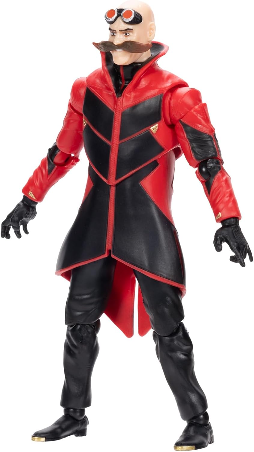 Sonic 3 Movie Action Figures 5-Inch Ivo Robotnik Collector Toy Figure, Highly Articulated for Boys Girls - Officially
