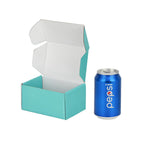 50 Pack 6x4x3 inches Shipping Boxes Teal, Corrugated Small Cardboard Boxes for Mailing Packing