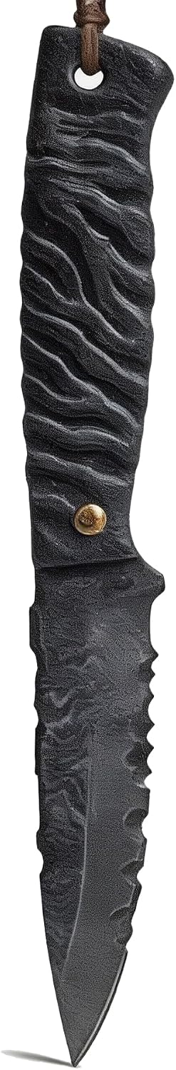 Black Water Buffalo Horn Scale Blanks Ridged, Knife Making Blanks, Natural Resource 5" Knife Handle Making, DIY Knife