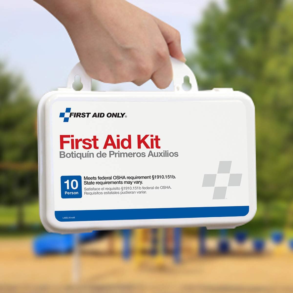 6060 All-Purpose 10-Person Emergency First Aid Kit for Business, Worksite, Home, and Car, 57 Pieces