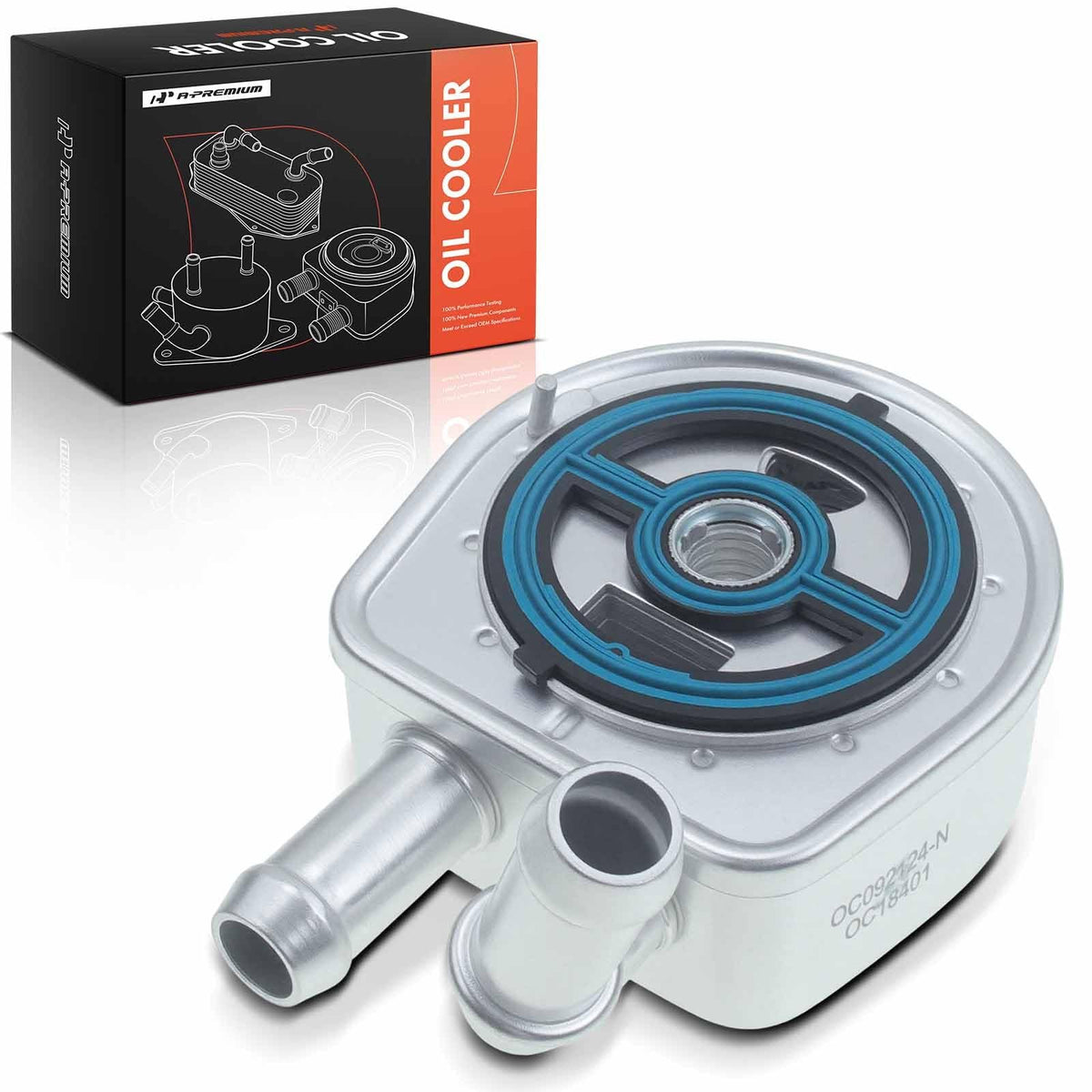 A-Premium Engine Oil Cooler with Gasket Compatible with Mazda