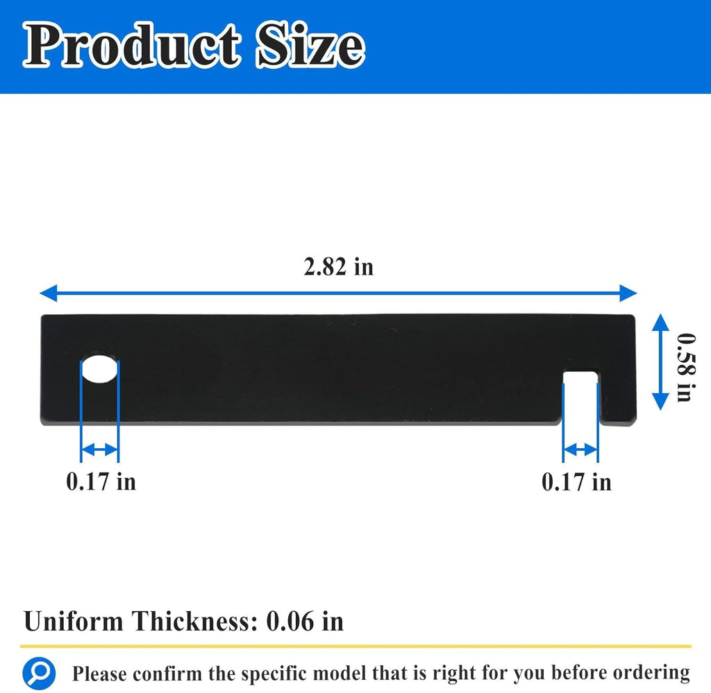 Zeiboat 4Pcs WE03X37320 Dryer Drum Bearing Slide
