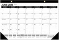 Desk Calendar 2026-2027 - 19 Months Academic Calendar 17" × 11.5" Desktop Calendar from Jun. 2026 to Dec. 2027 with