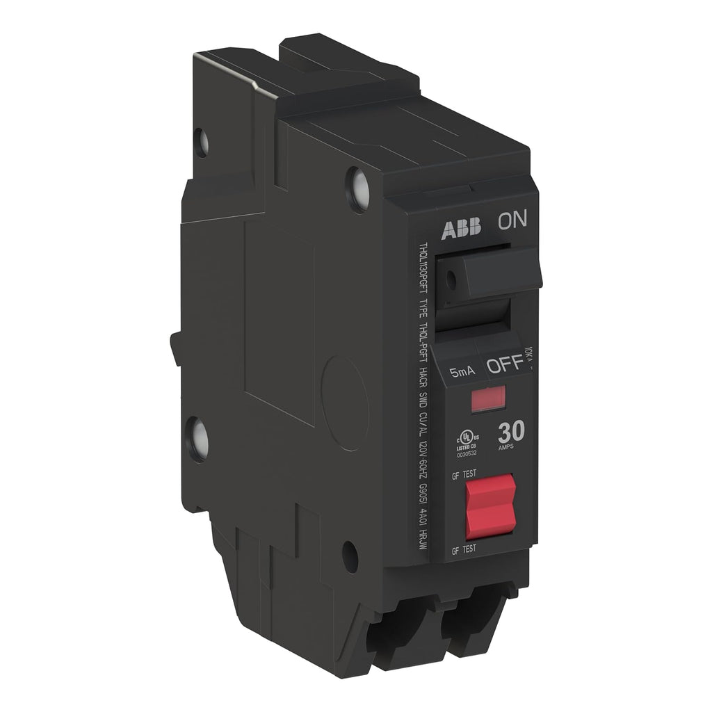 ABB Q-Line THQL1130PGFT • Ground Fault Circuit Breaker • 30 Amp Single Pole