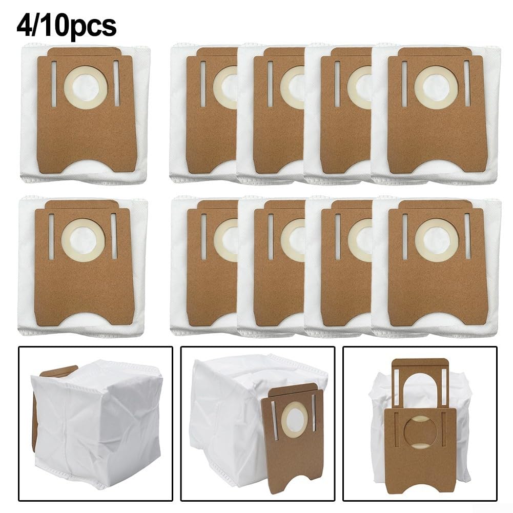 10 Pack Replacement Dust Bags Compatible with For Obode A8 Plus, For ETA, For Aurum PRO 6241 Clean Airflow (4 PACK)