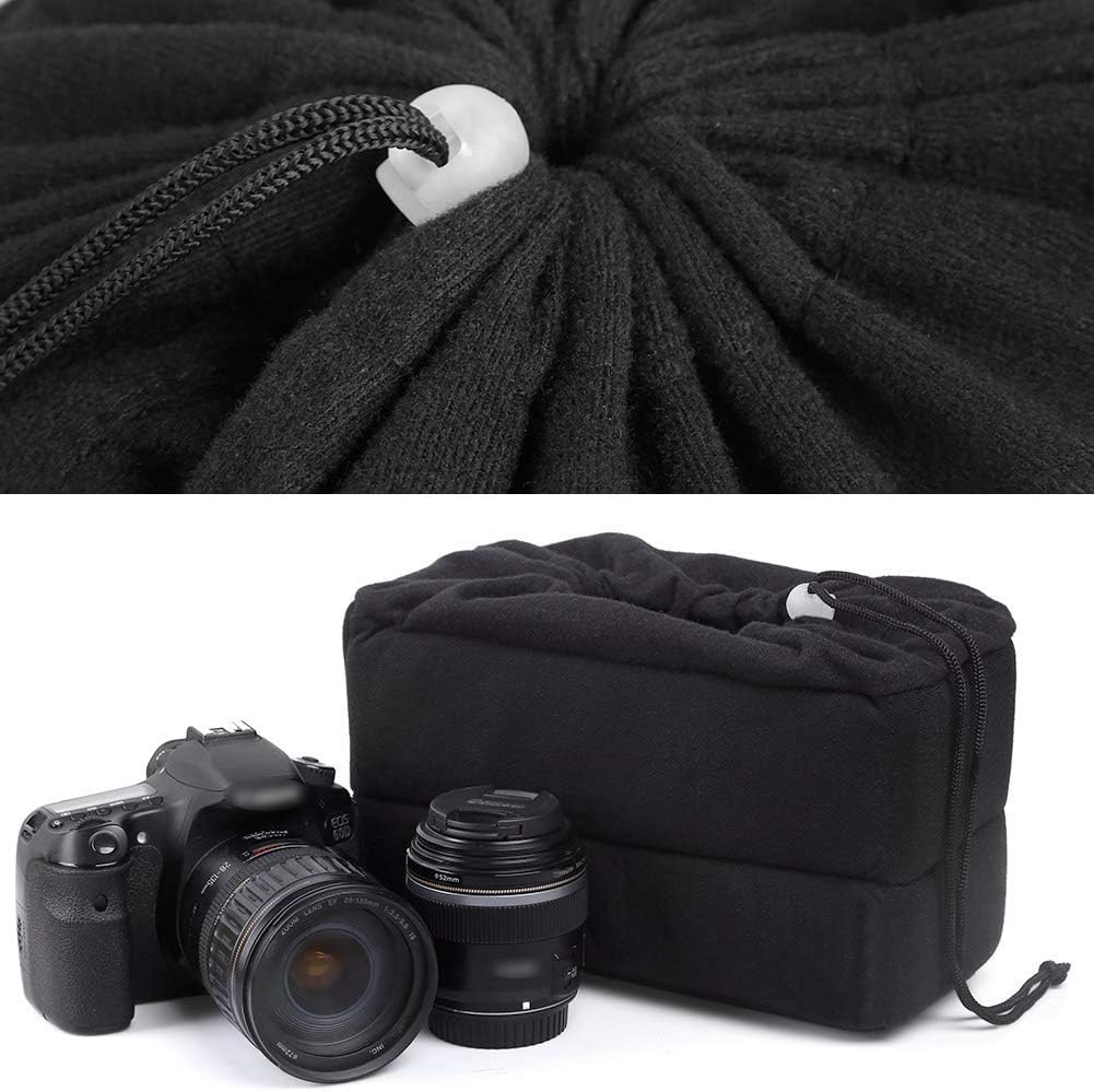 Shockproof Camera Photo Bag for SLR TLR Camera Insert Partition Padded Case,Can be Put Directly Into the SLR Camera