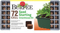 Greenhouse Indoor Starting Herbs, Flowers and Vegetables | Includes Dome, Watering, Seed Starter Tray, Coir Pellets |