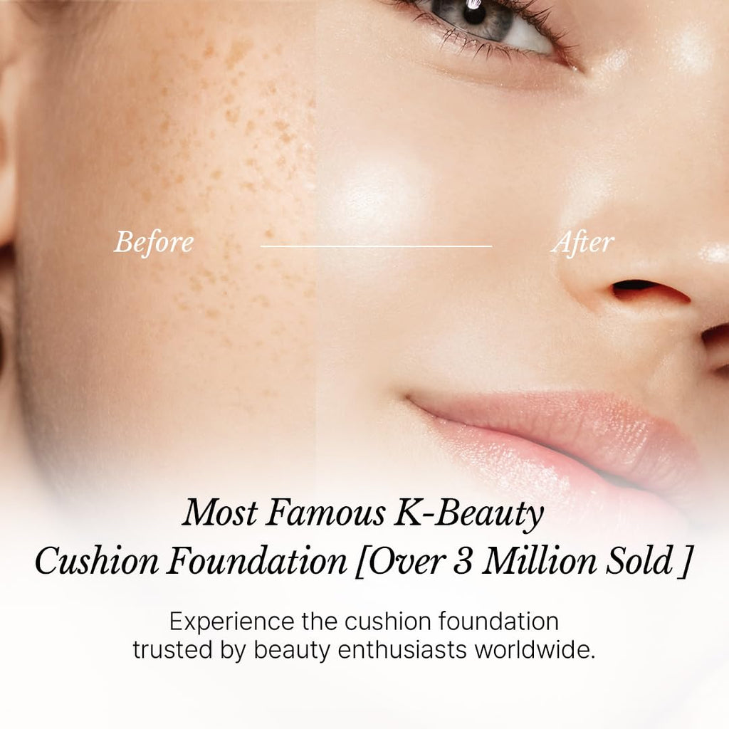 [CHALLANS de PARIS] Cushion de Lunar Excellence Cushion Foundation – 23 Medium Beige | Long-Wear, Buildable Coverage