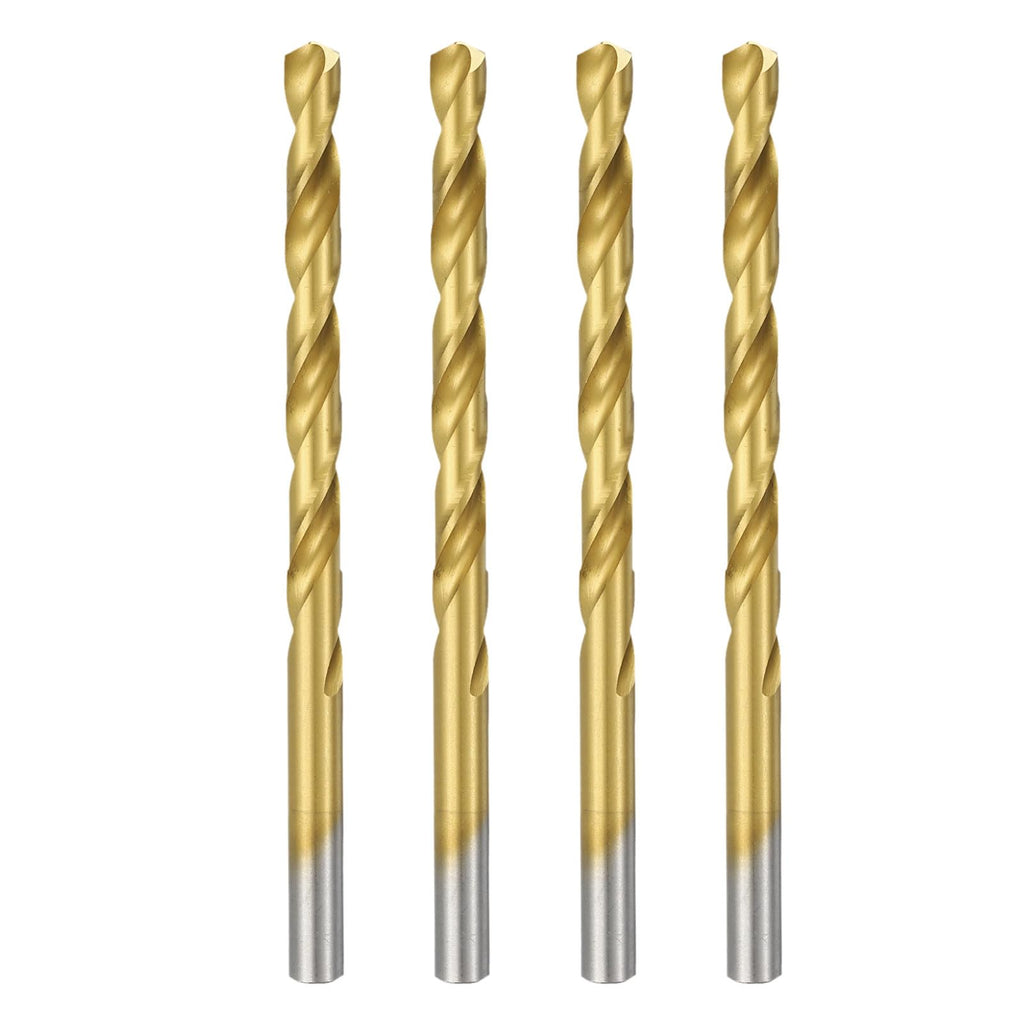 Workkyma #56 M35 Cobalt Drill Bit 135° Titanium Coated HSS 4Pcs