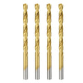 Workkyma #56 M35 Cobalt Drill Bit 135° Titanium Coated HSS 4Pcs