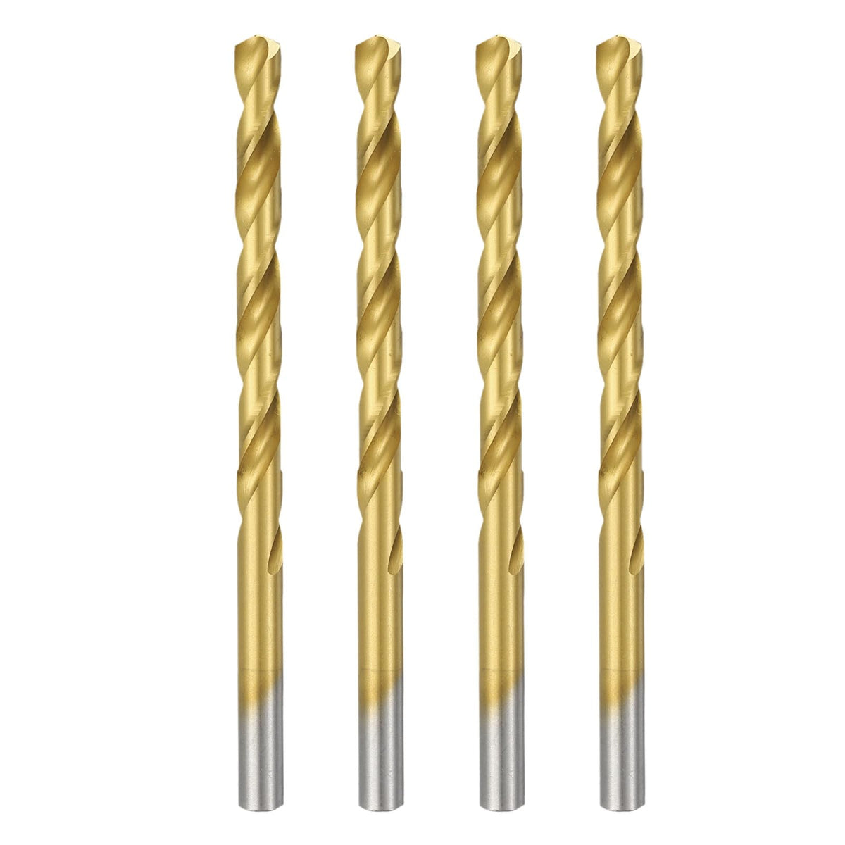 Workkyma #56 M35 Cobalt Drill Bit 135° Titanium Coated HSS 4Pcs