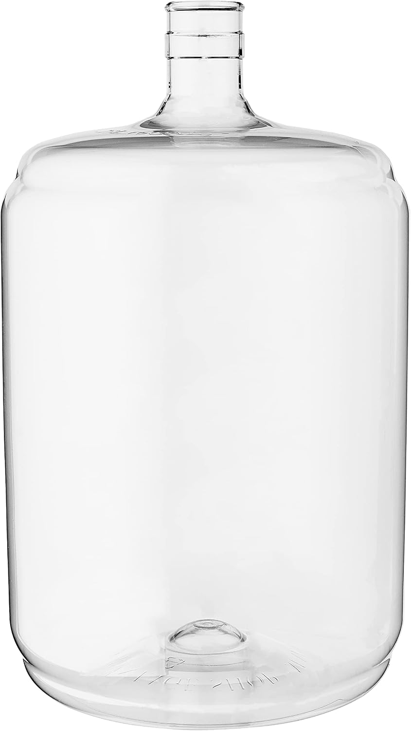 6 Gallon Carboy (PET) | Clear Plastic Fermenter & Fermentation Jar | Food Grade BPA-Free Wine Carboy 6 Gallon for