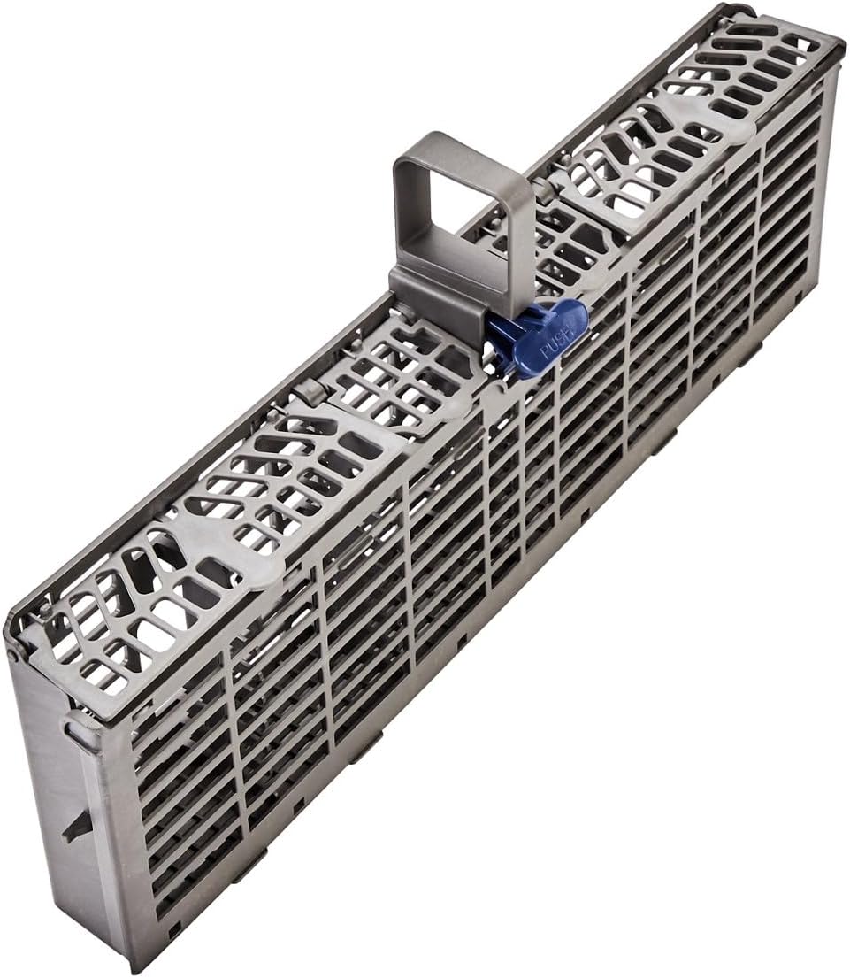 Whirlpool W11158804 Genuine OEM Dishwasher Silverware Basket, Gray Replacement Part - Replaces 8562061, W10810490, WP8562061, and more