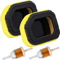 HOODELL 2 Pack 32 083 03 Air Filter Fit Kohler Courage Engine SV710 SV715 SV720 SV730 SV735 SV740 Lawn Mower, Replace 32 083 05-S Pre Cleaner 32 883 03-S1 Air Filter