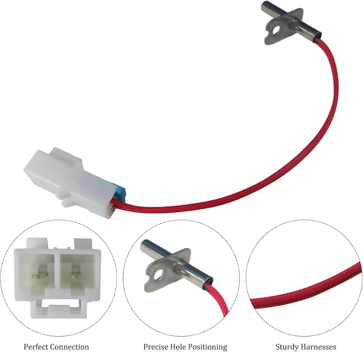AP4441539 Dryer Thermistor and Thermostat Kit Replacement for LG Dryer DLEX3900B, DLEX4000W, DLEX4070V,Replace AH3530486, EA3530486 by YTXXDEUS