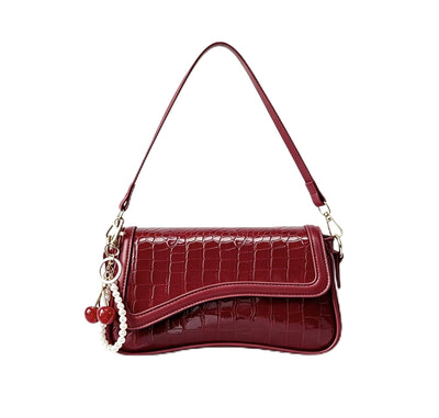 Shoulder Bag for Women, D-Red