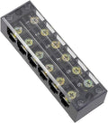 uxcell 6 Positions Double Rows 600V 60A Terminal Block Strip TBC-6006