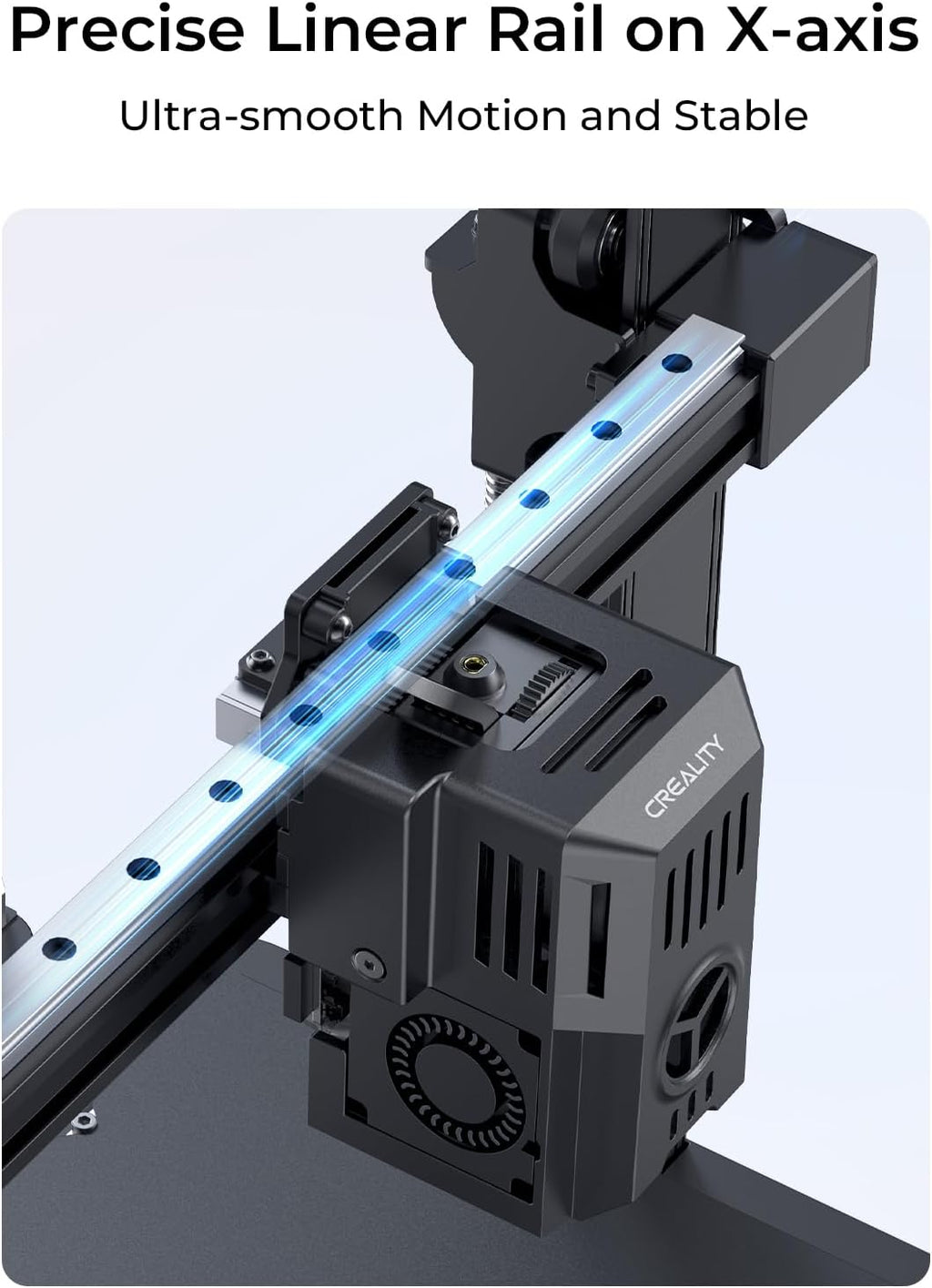 Ender-3 V3 KE 3D Printer, 500 mm/s High-Speed Printing with Auto-Leveling, Sprite Direct Extruder Supports 300℃