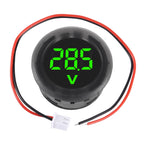 DWEII 5PCS DC 4-100V LED Digital Display Circular Two-Wire Voltmeter DC Digital Voltmeter Head Display Reverse Connection Protection